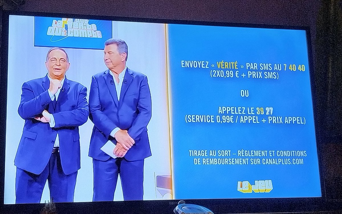 Ils nous reprennent les vieilles émissions, changent de chaîne et hop, le tour est joué. Les téléspectateurs sont vraiment les cons dans l'histoire.