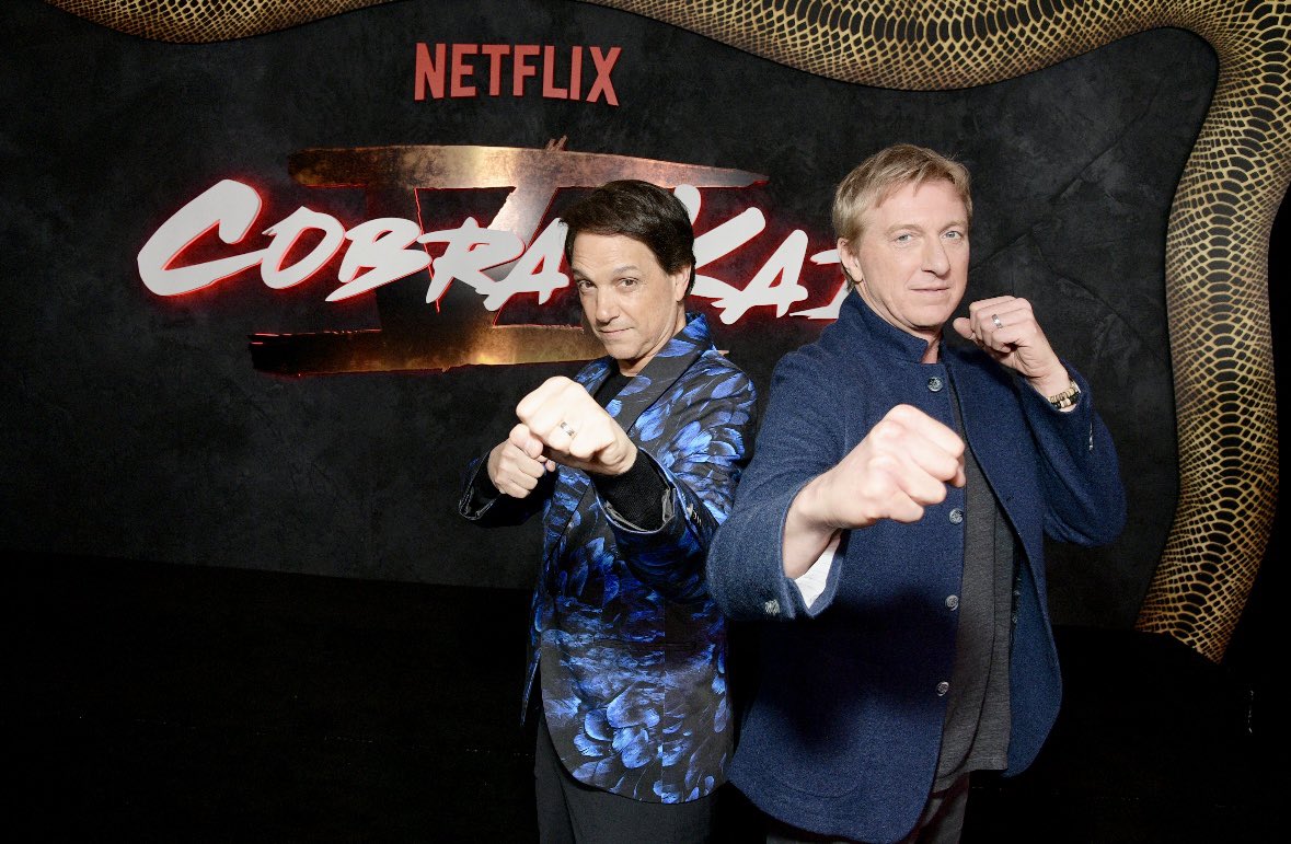 ralphmacchio's tweet image. About last night…
Cobra Kai Series Finale Event! Final Episodes LIVE now on Netflix! Enjoy!
🥋 🏆 🙌