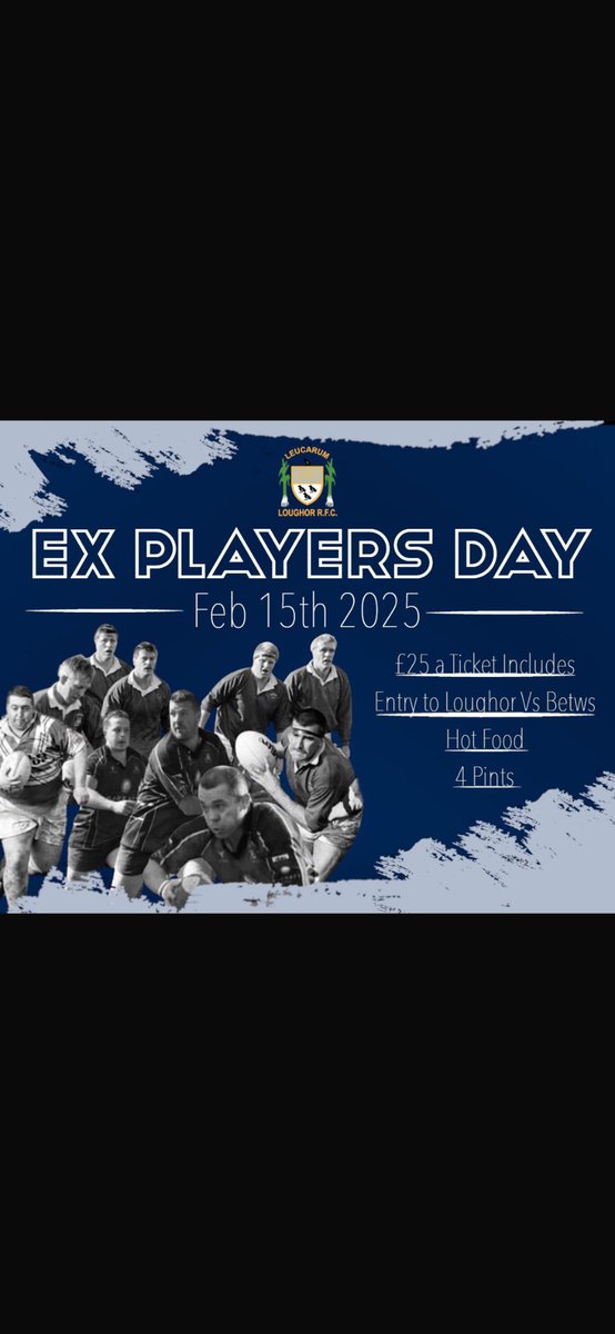 Annual ex players day Saturday.promises to be a great day again. Looking Forward to seeing you all for the game and a few 🍺 🏉
#WeAreBlue 💙