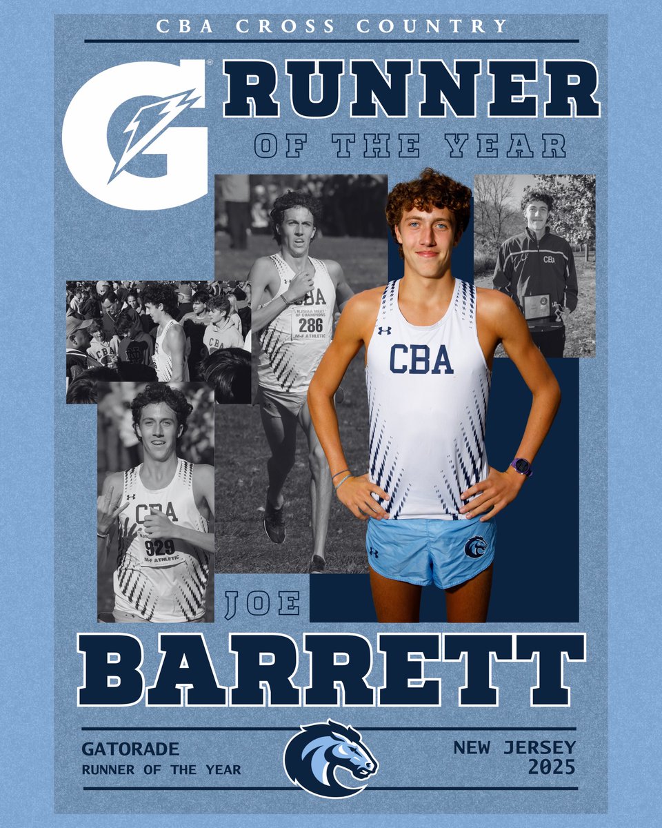 New Jersey’s undisputed best. 

Gatorade announced today that our own Joe Barrett ‘25 is the 2024-25 Gatorade New Jersey Runner of the Year! Undefeated in state competition, Barrett won both the Non-Public A Championship and the Meet of Champions races in resounding fashion. He