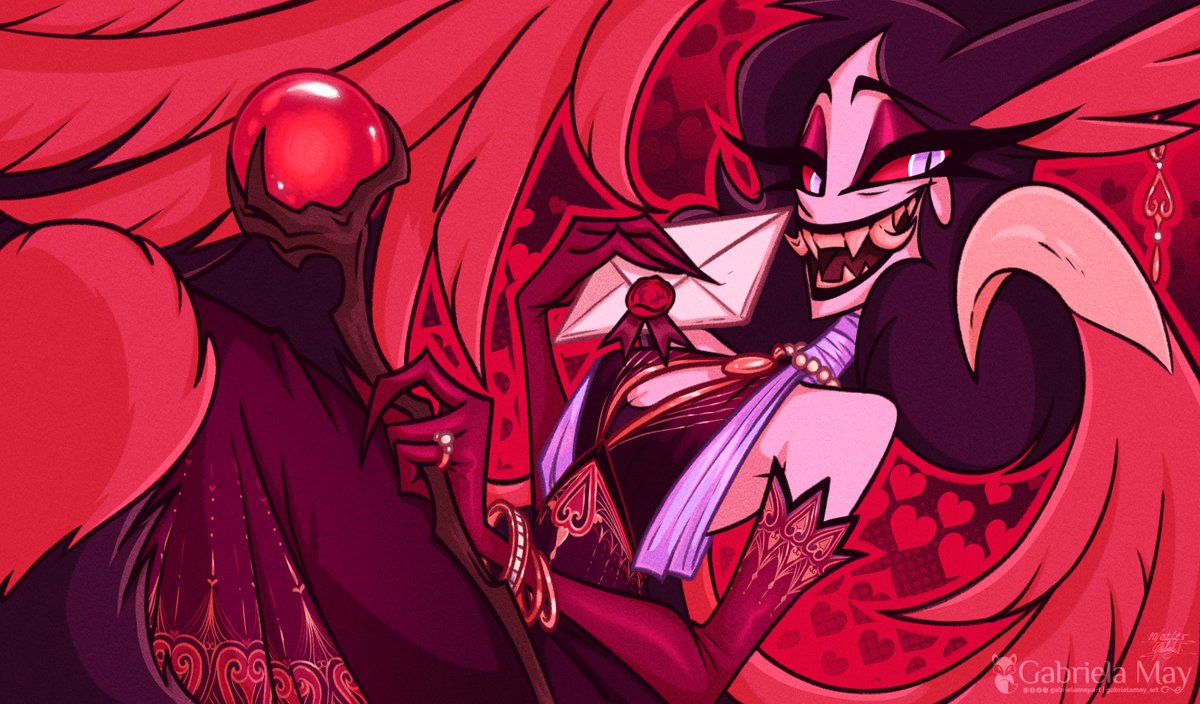 winnyvapula's tweet photo. Happy Valentine's Day ~
#HazbinHotel #HazbinHotelOC #ValentinesDay https://t.co/3RJitYHHT2