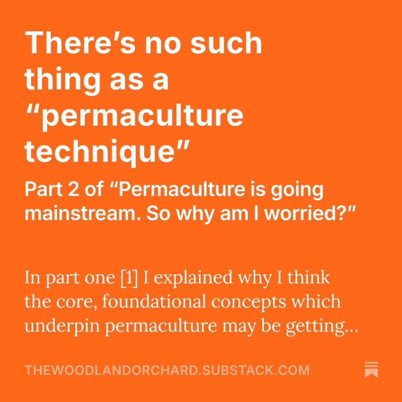 The second article in my new substack series on permaculture and The Woodland Orchard is now published:

open.substack.com/pub/thewoodlan…