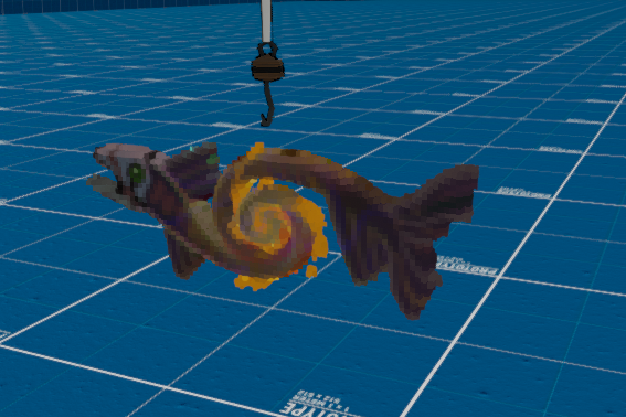 LiindyVR's tweet photo. vetrixgameing, a user on my discord server edited the ENTIRE spritesheet of my fishing asset to have all fish from the game DREDGE.

Incredibly cool! you can download the image sprite on my Discord server and replace the material if you own the asset from me! :) https://t.co/YFpVLyzkCd