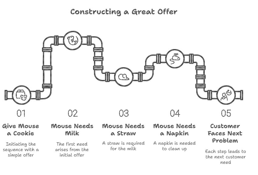 SamyAutomation's tweet image. @McCallJones showed how an amazing offer solves every problem on the path, like ‘If You Give A Mouse A Cookie.’ Solve the first problem, it leads to the next—bundle it all, and boom: instant value!
#FHL #FunnelHackingLive #Day1 #Offers #EntrepreneurTips