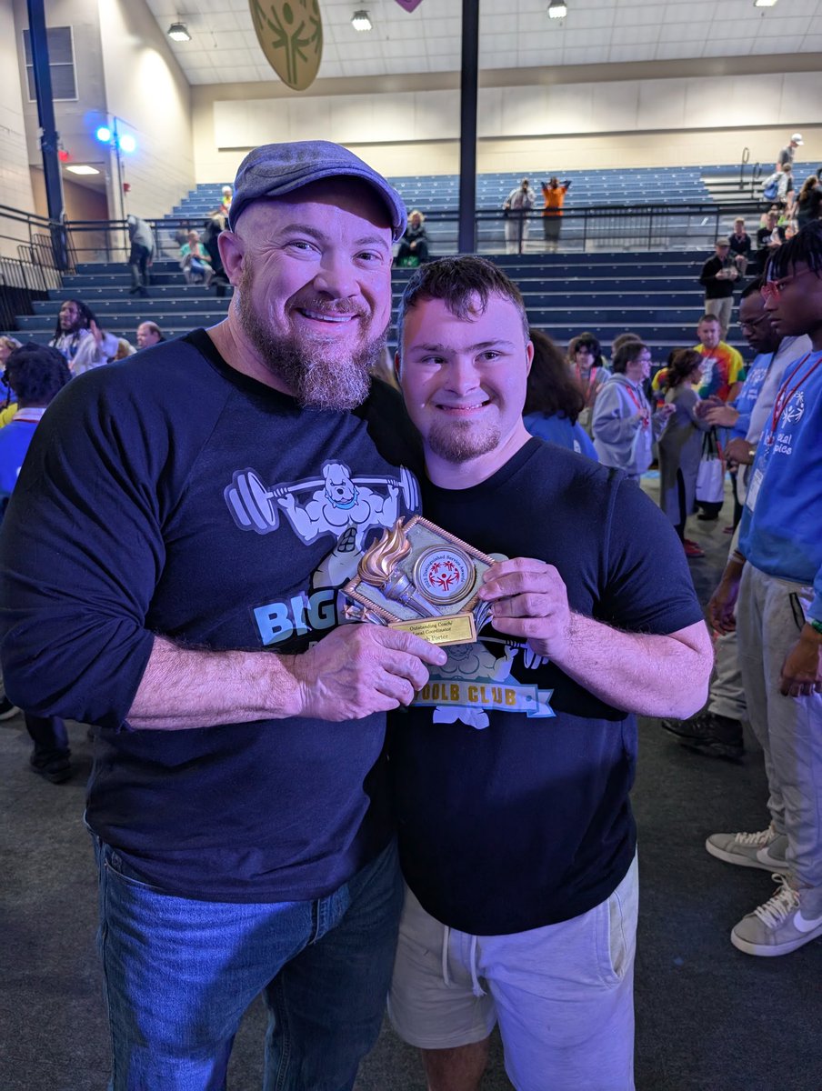 Congratulations <a href="/Coach_J_Porter/">Josh Porter</a> from <a href="/MiltonHighSch/">Milton High School</a> for being named Special Olympics Coach of the Year! Josh not only crushes barriers and helps student athletes’ strength shine! He has worked hard in forming Big Dog Barbell to give student athletes a place to grow and compete!