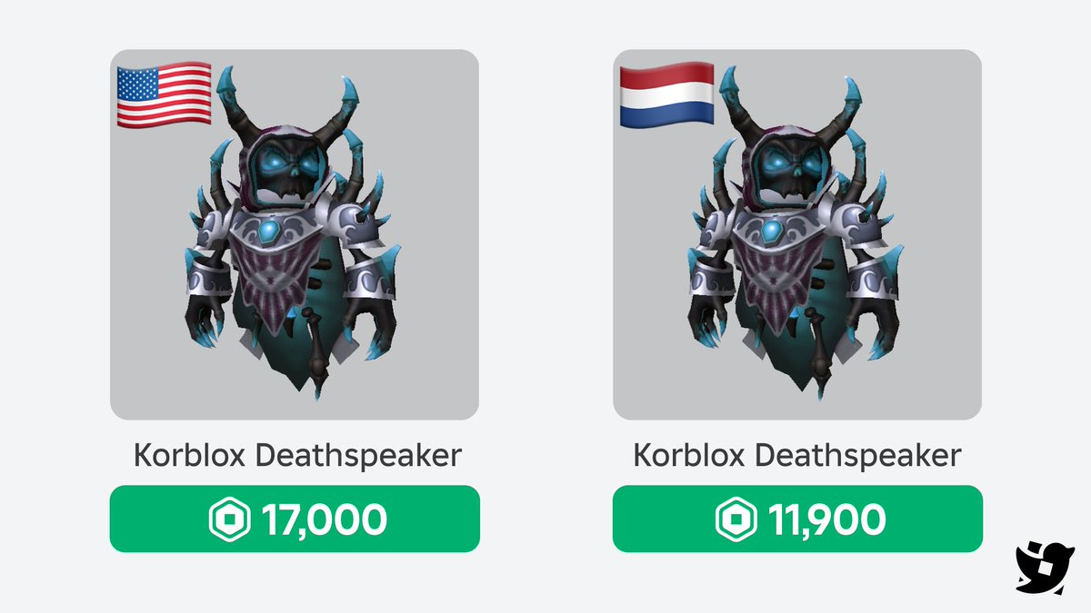 Roblox_RTC's tweet photo. Roblox is experimenting with region-based discounts for official items. https://t.co/JgHVp0fkHg