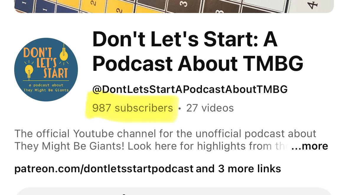 Don't Let's Start: A Podcast About TMBG tweet media