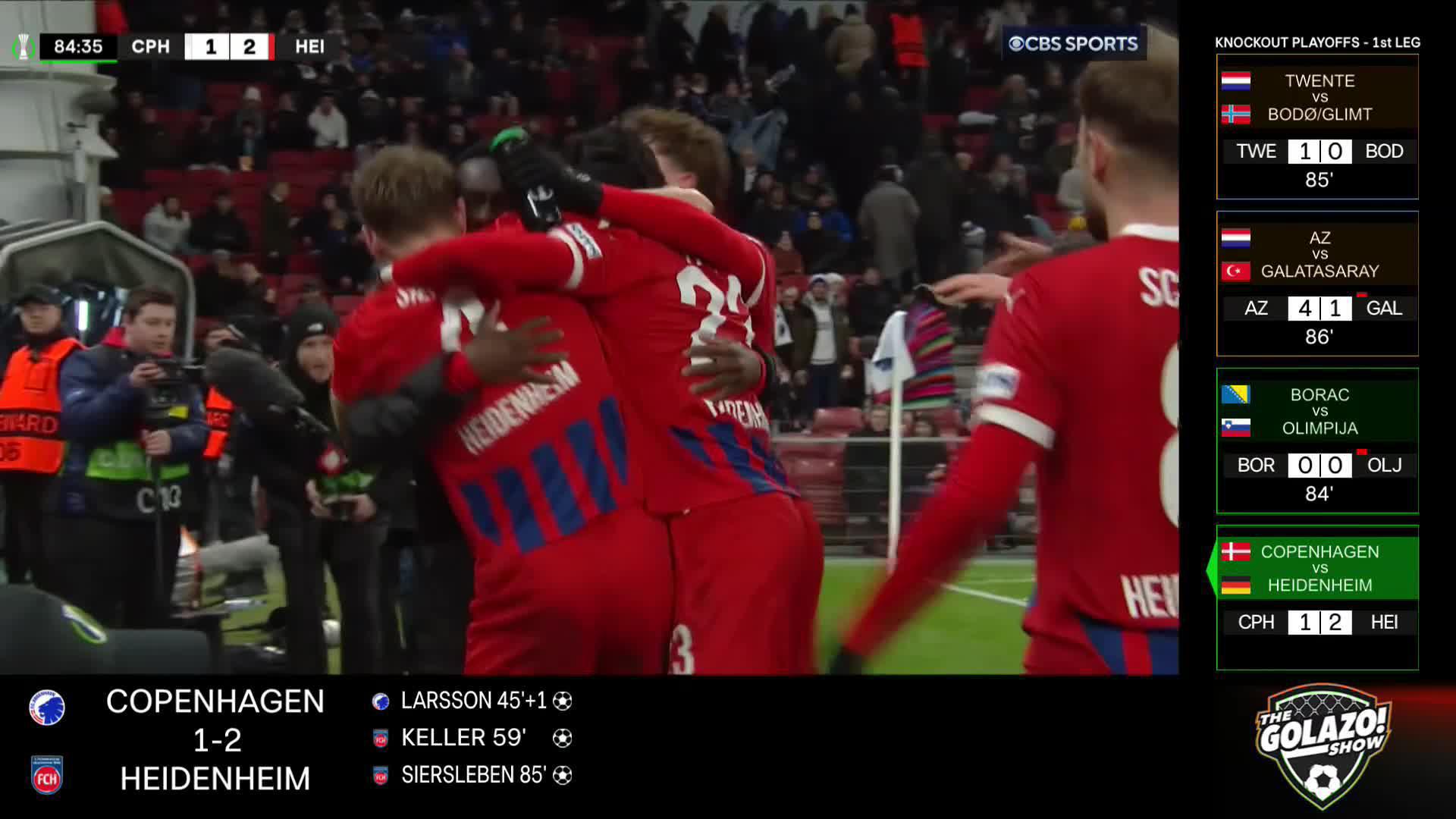 Bundesliga relegation threatened Heidenheim turn it around in Copenhagen to take the win back to Germany for the second leg 🔥