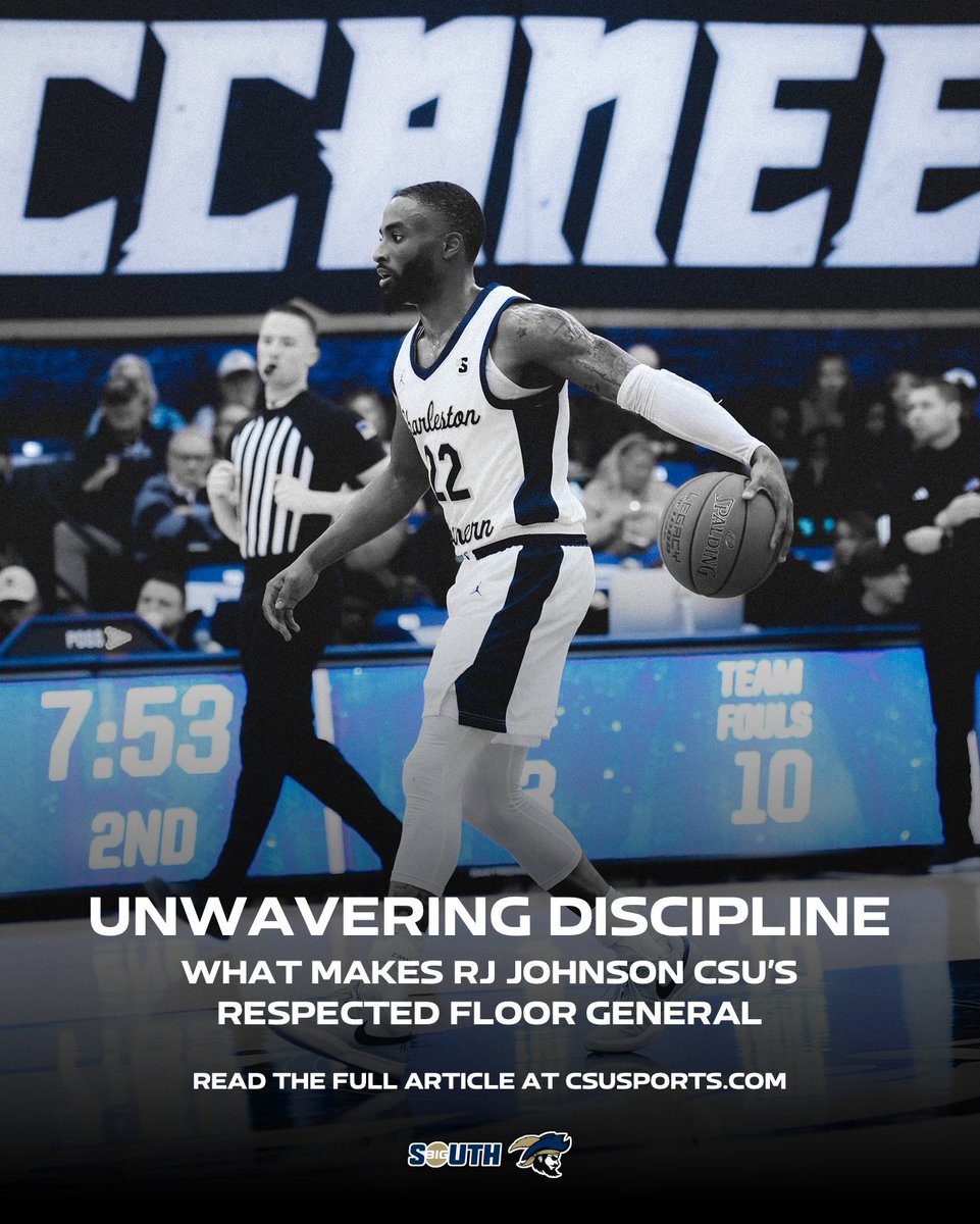📝 The kid who once craved an early morning workout with his dad before school, who eventually came to CSU for a spot in the Buccaneer basketball fraternity, has now blossomed into a disciplined cornerstone to many.

Read the full article at bit.ly/3CLYBtt 🏴‍☠️ #EDIG7