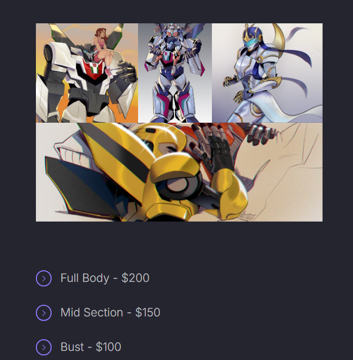 Hey everyone! I still have 2 slots left for cell shaded #artcommissions! Please note that these are the prices per character!
#art #myart #Transformers #maccadam #maccadams #tfp #rotb #optimusprime #megatron #autobot #decepticon