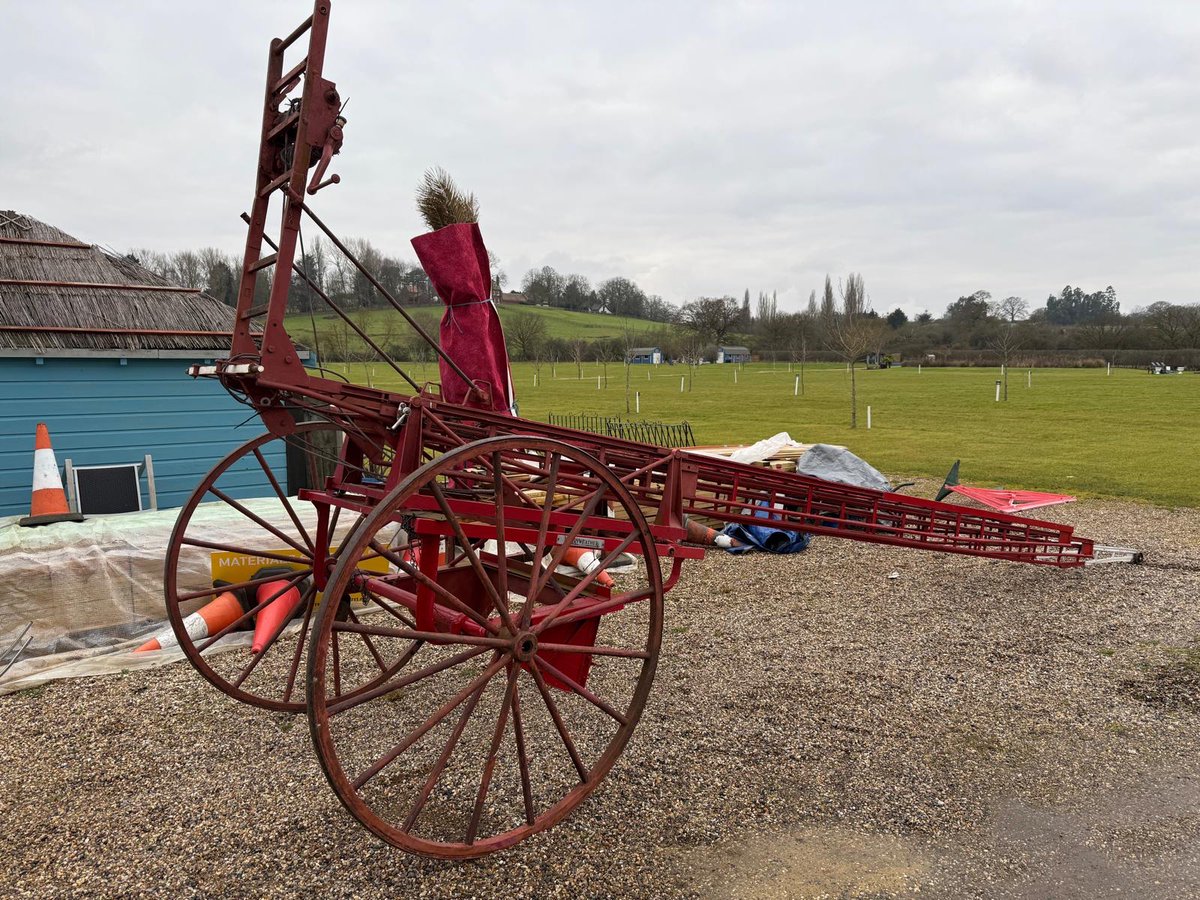 We have a new exhibit for the memorial. Merryweather wheeled escape. Bit of work to be done but it’ll be spectacular when done