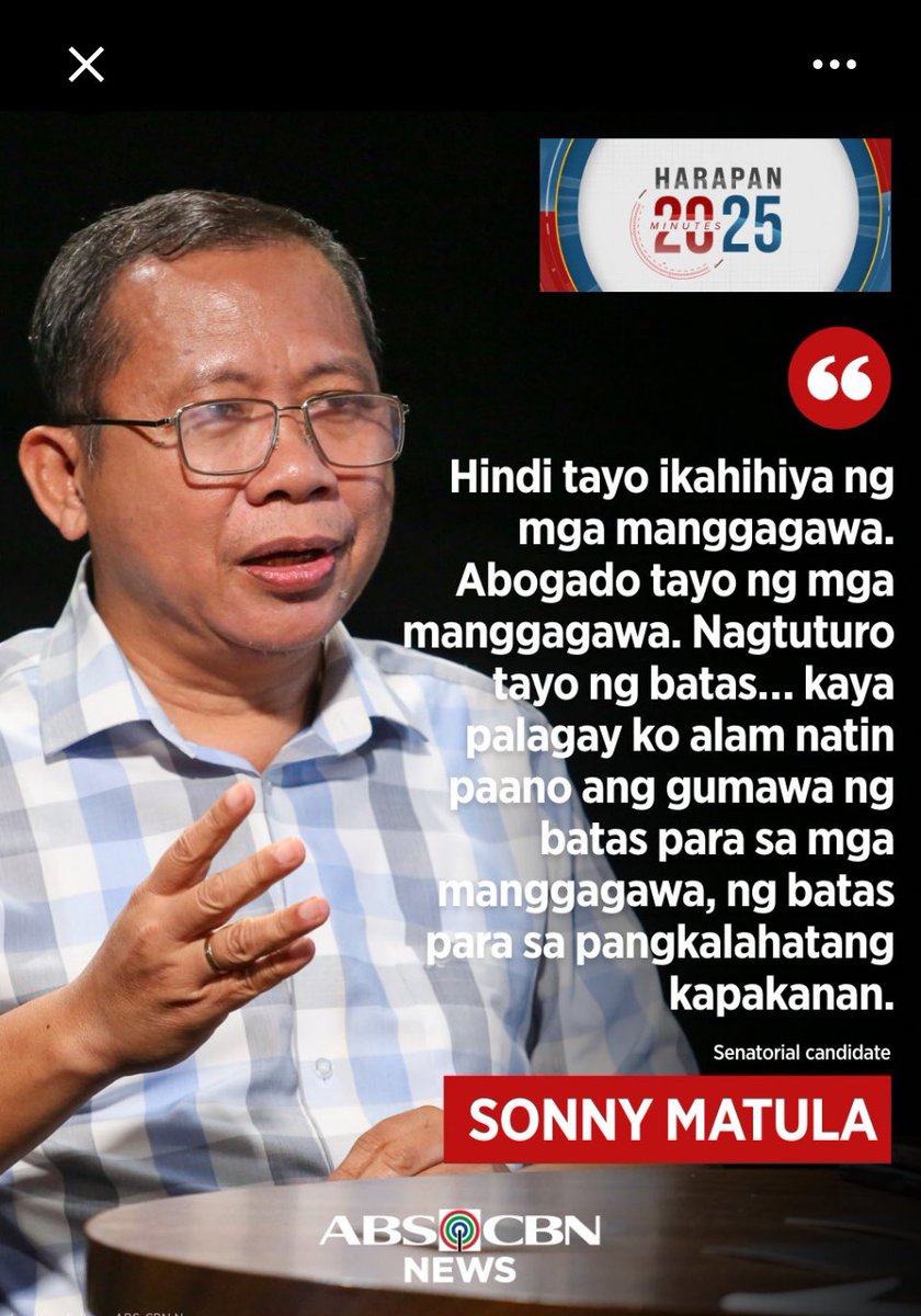 Ano mga hugot ni Atty. Matula sa Valentine’s Day?

Sagot:

Sana naman mahalin rin ng mga employers ang kanilang manggagawang contractual, COS o JO. Narinig kaya nila ang “Sana naman mahalin mo rin ako” ng April Boys.

Kaya, wish ko hindi forever na contractual ang manggagawa sa