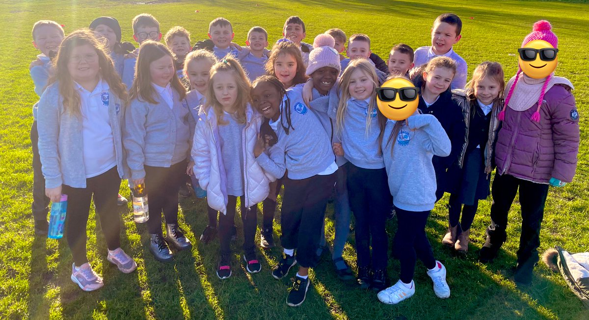 LoirstonPrimary's tweet photo. P3G had a fantastic morning completing their cross country run! They all showed resilience and ambition- really pushing themselves when they felt like giving up! Seeing them cheer each other on was fantastic 🏃 🏃🏽♀️ #P3G #friendssupportingfriends https://t.co/8v0ZazTuY9