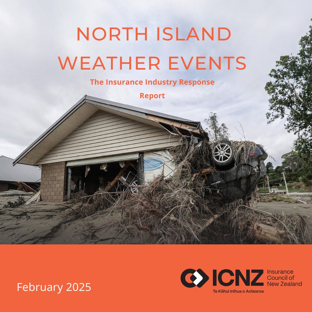 Two years after the North Island storms, ICNZ reviews insurers' response: 118K+ claims, 91% settled in 12 months. See what worked, what needs improvement &amp; how insurers are helping NZ adapt to climate change. Read the full report here: ow.ly/jYLo50UZLG6 

 #ICNZ #resilience