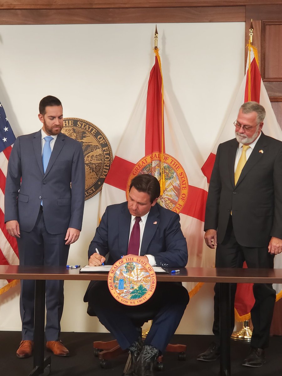 James Madison Institute (@jmsmadisoninst) on Twitter photo Thank you, <a href="/GovRonDeSantis/">Ron DeSantis</a>, <a href="/Sen_Albritton/">Ben Albritton</a>, <a href="/Daniel_PerezFL/">Daniel Perez</a>, and the legislature for ensuring Florida continues to lead.
It was great to be at the signing and see state leaders come together to build model immigration reform — keeping the Sunshine State safe and secure! Thank you, <a href="/GovRonDeSantis/">Ron DeSantis</a>, <a href="/Sen_Albritton/">Ben Albritton</a>, <a href="/Daniel_PerezFL/">Daniel Perez</a>, and the legislature for ensuring Florida continues to lead.
It was great to be at the signing and see state leaders come together to build model immigration reform — keeping the Sunshine State safe and secure!