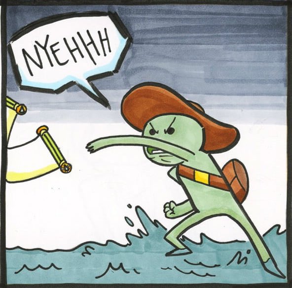 runeechan's tweet image. I missed out on AX in 2023, so I should be able to handle the fomo from vending. But It still hurts. 

I’ll still go as an attendee, but mark my words, I’m gonna NARC on the first Ai slop table I find in artist alley. 🤣