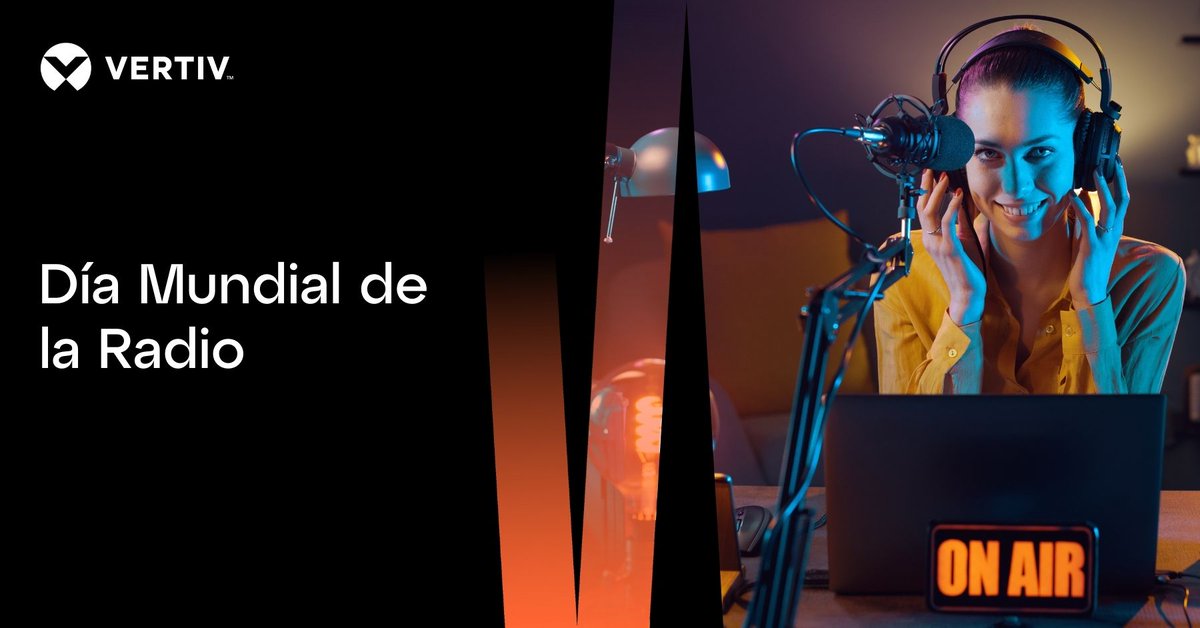 Hoy conmemoramos el Día Mundial de la Radio, en Vertiv, apoyamos la evolución de la infraestructura crítica asegurando que la conectividad y la disponibilidad sean constantes, no solo para la radio, sino para todas las plataformas que conectan al mundo.#DíaMundialDeLaRadio