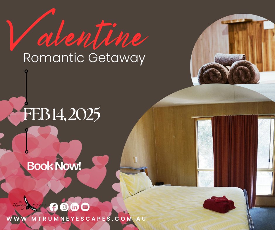 ClarissaLeary's tweet photo. This Valentine’s Day, ditch the ordinary and escape to nature! 🌿💑 
Surprise your loved one with a peaceful getaway! Who would you bring? 💕

Book now! https://t.co/q8fpO37Ubf

#RomanticEscape #ValentinesDay #CouplesRetreat #NatureLovers#mtrumneyescapes#fyp #followers https://t.co/I6AeU3hAYX