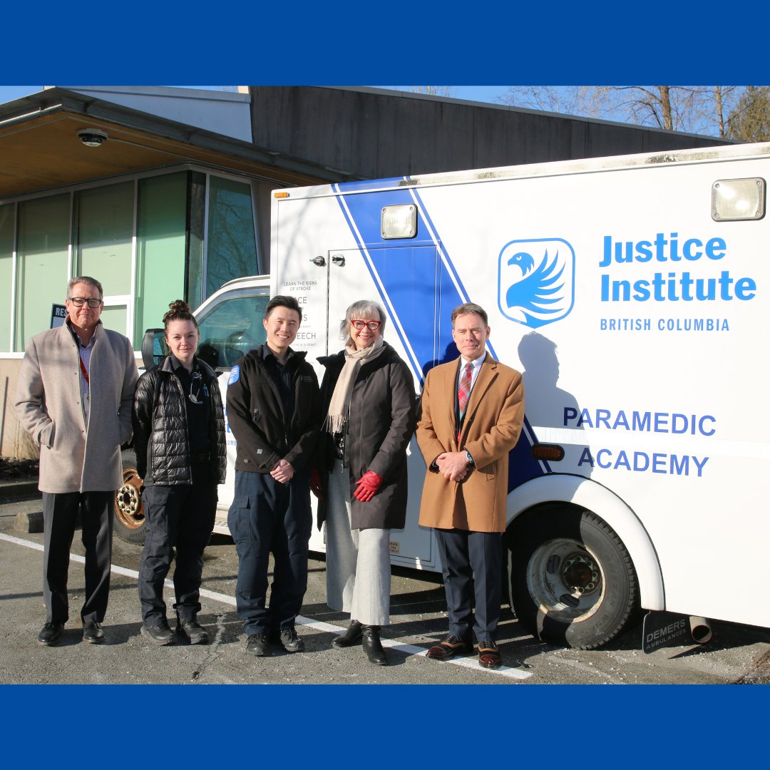 Thank you to Labour Minister &amp; New Westminster-Coquitlam MLA Jennifer Whiteside for visiting our New West campus to learn how we’re working to meet BC’s public safety workforce needs. From paramedics to law enforcement officers, our graduates are job-ready to answer the call.