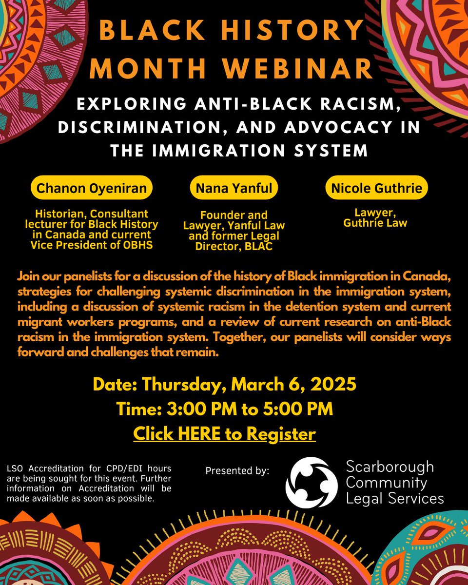 🚨 Join us for our Black History Month Webinar! 🚨
🔗 Register now: aclco-org.zoom.us/meeting/regist…