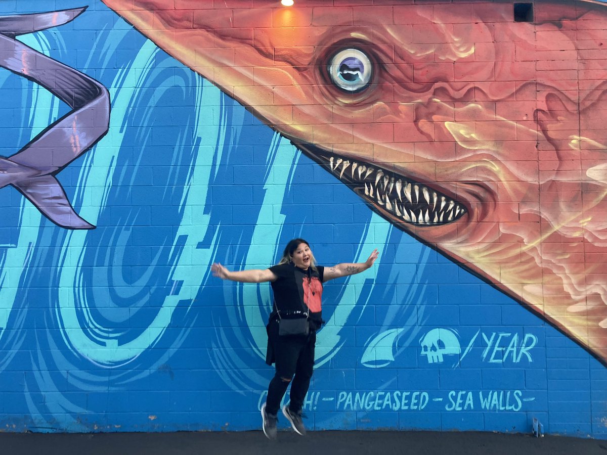 QT with a photo from last summer