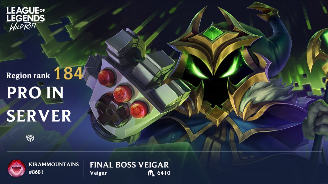 многие (никто) спрашивают у меня артур куда ты пропал?
ребят, у меня каникулы, по этому я залокинился и грайндил топ200 NA сервера на вейгаре в мини-лиге, на твиттер времени совсем нет