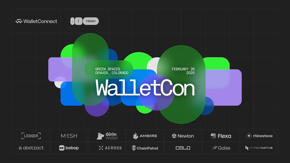 WalletConnect's tweet image. WalletCon is almost here! 🚨

Join the brightest minds in web3 to tackle the biggest challenges in onchain UX

Hear from industry-leading speakers delivering exclusive insights and announcements

📅 Feb 26 | Claim your free ticket now ⤵️

🔗 lu.ma/walletcondenver
