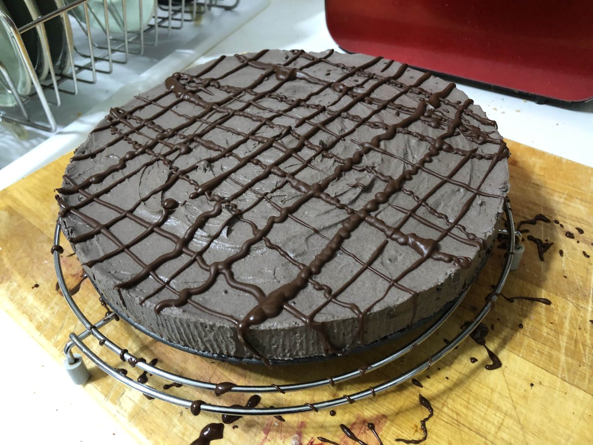 Cheesecake posting in 2025! Didn't collapse or anything I'm so chuffed (and full of cheesecake)