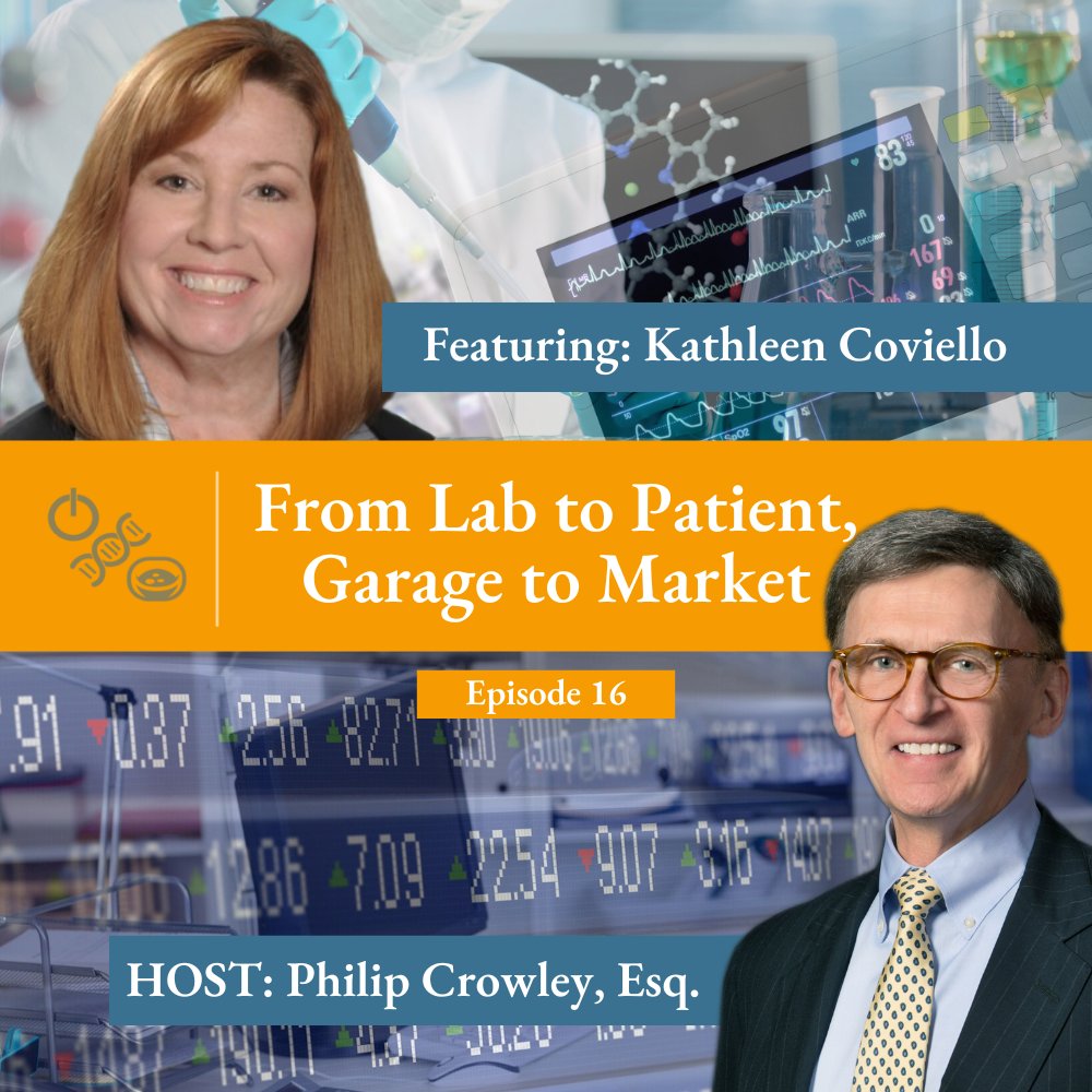In this episode of From Lab to Patient, Garage to Market, Philip Crowley speaks with Kathleen Coviello, Chief Economic Transformation Officer at the New Jersey Economic Development Authority. t.ly/zODZH