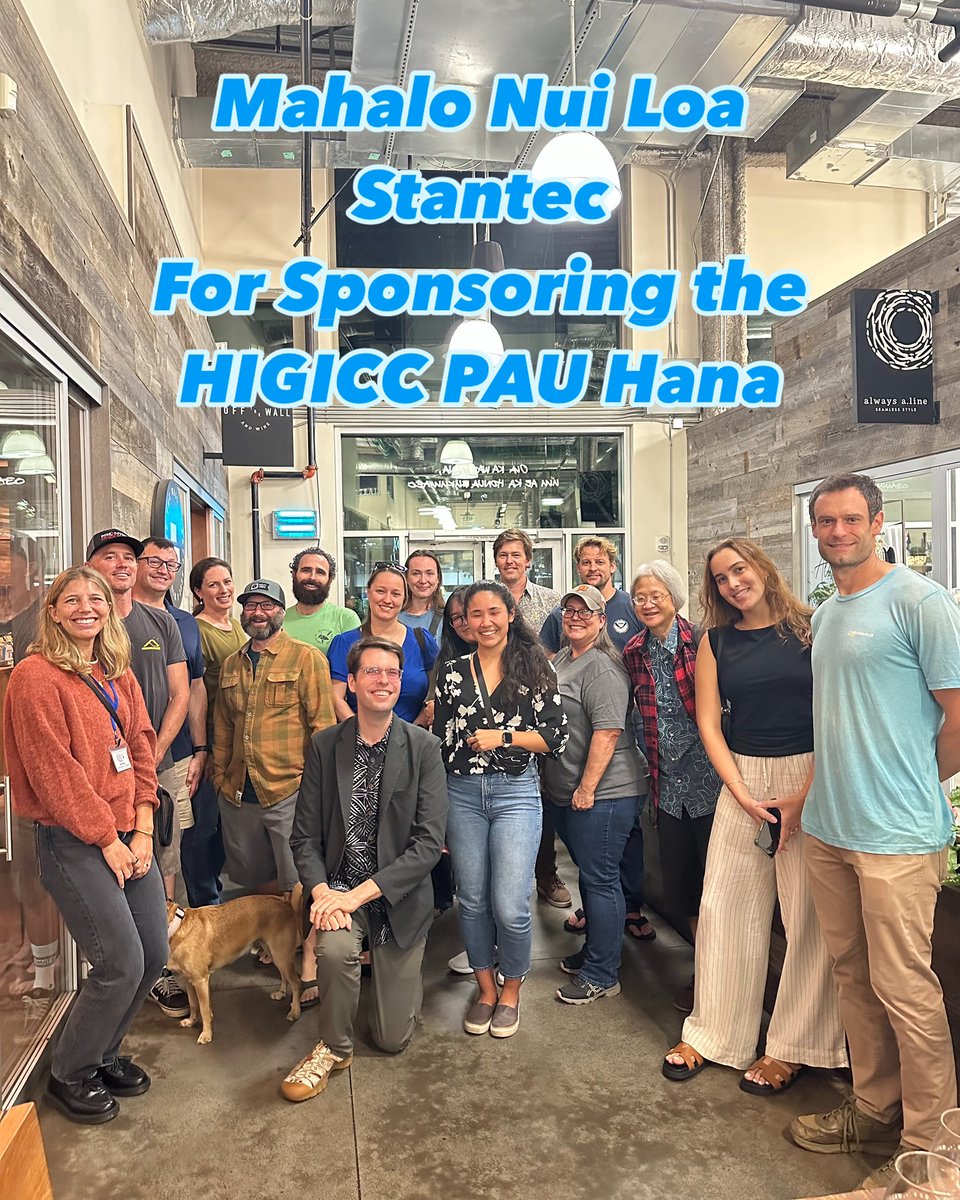 Mahalo Nui loa, Stantec, for sponsoring our recent HIGICC Pau Hana Event at Off the Wall!  

Great way to get excited about the 2025 Pacific Rim Geospatial Conference! If you haven’t registered, please do so at: pacificrimgeospatial.com

#higicc #2025pacrimgeo