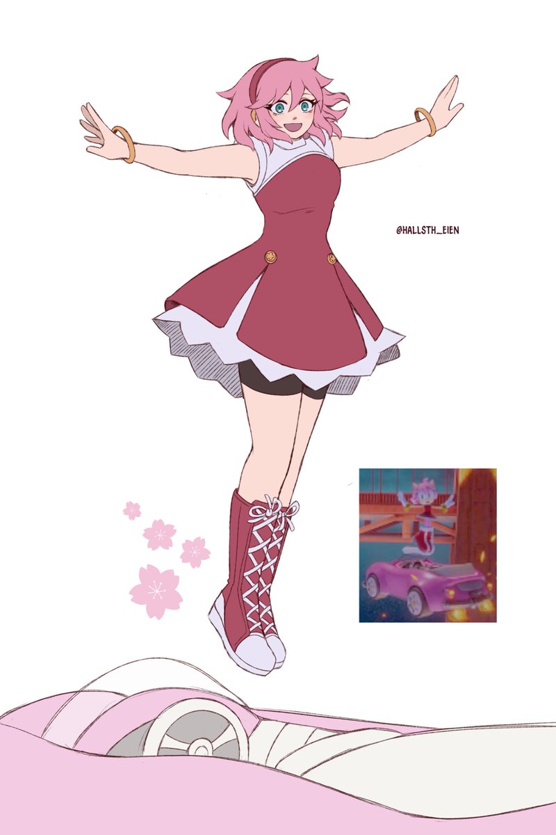 Amy Rose? I didn't know she could stand