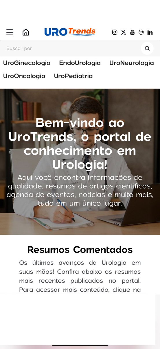 Daniel Moser 🇧🇷🇮🇹 (@moser_danielc) on Twitter photo Excelente resumo do artigo <a href="/leogomeslopes/">Leonardo Gomes</a>
urotrends.com/resumos-coment…
Recomendo conhecerem o portal Urotrends !!!! Altíssima qualidade e excelente fonte de atualização da urologia brasileira Excelente resumo do artigo <a href="/leogomeslopes/">Leonardo Gomes</a>
urotrends.com/resumos-coment…
Recomendo conhecerem o portal Urotrends !!!! Altíssima qualidade e excelente fonte de atualização da urologia brasileira