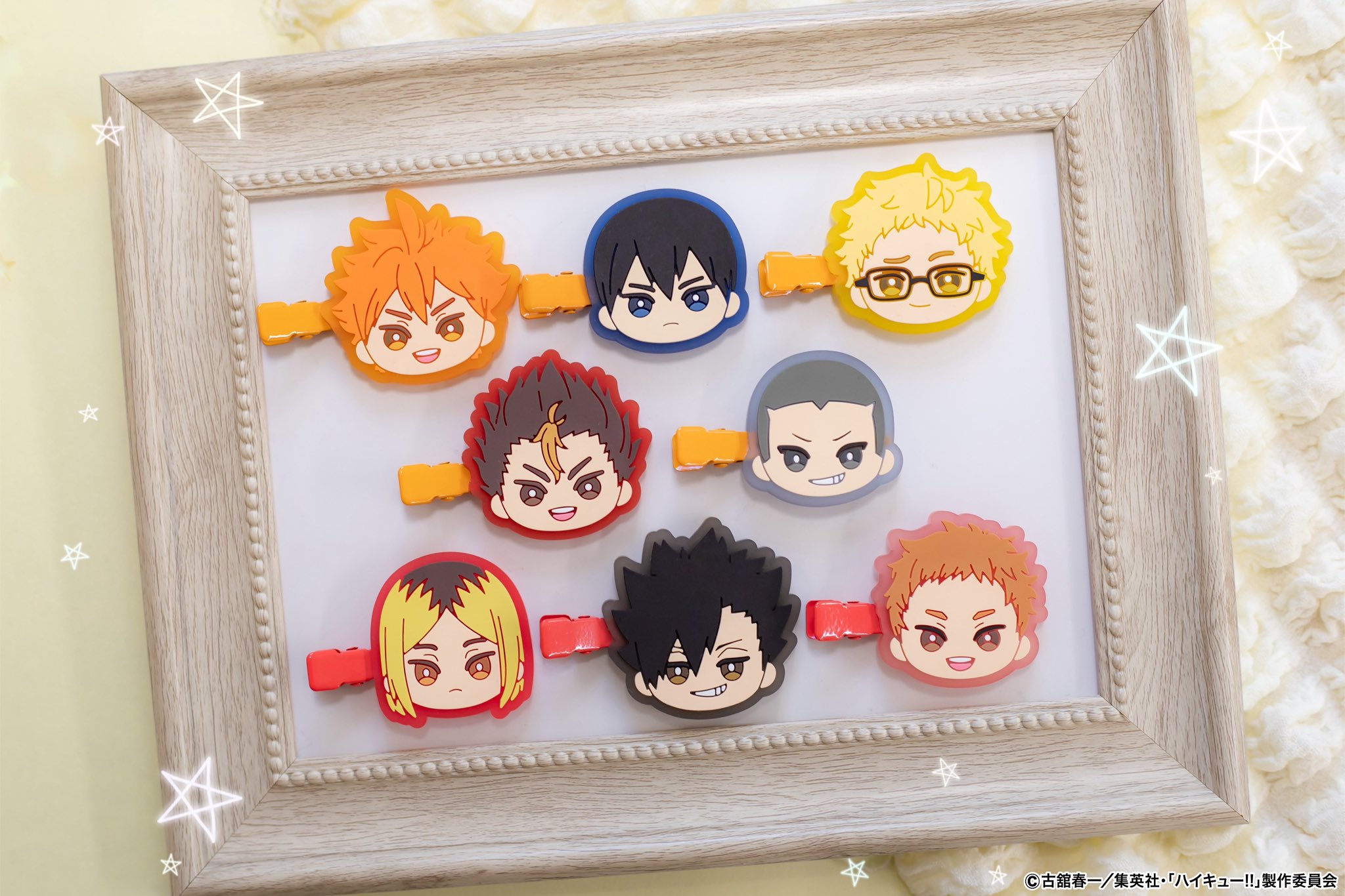 ハイキュープラザ　限定　ヘアクリップ　9種類　コンプリート　HAIKYU ハイキュープラザ 限定 ヘアクリップ 9種類 コンプリート HAIKYU