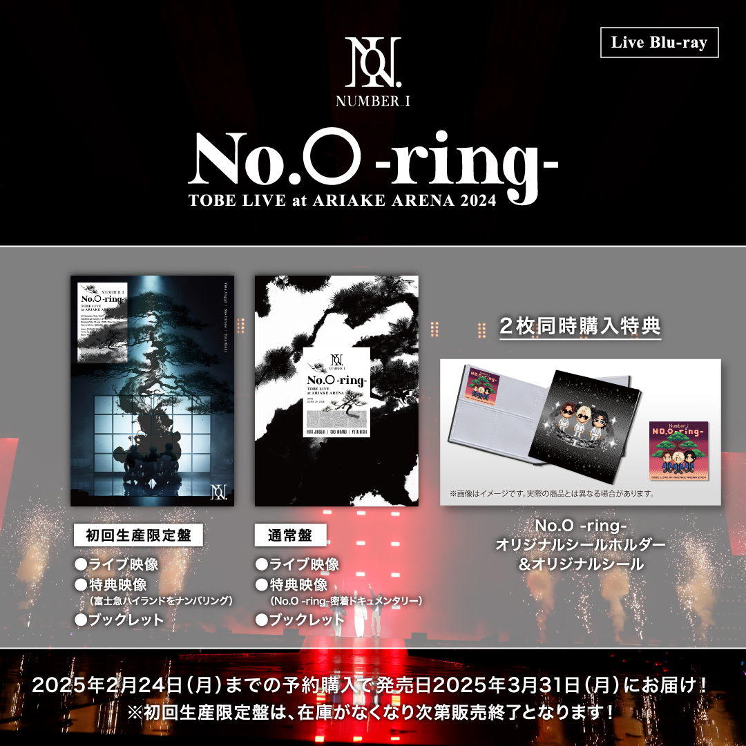 Number_i 単独アリーナライブ 「No.O -ring-」ライブブルーレイ3