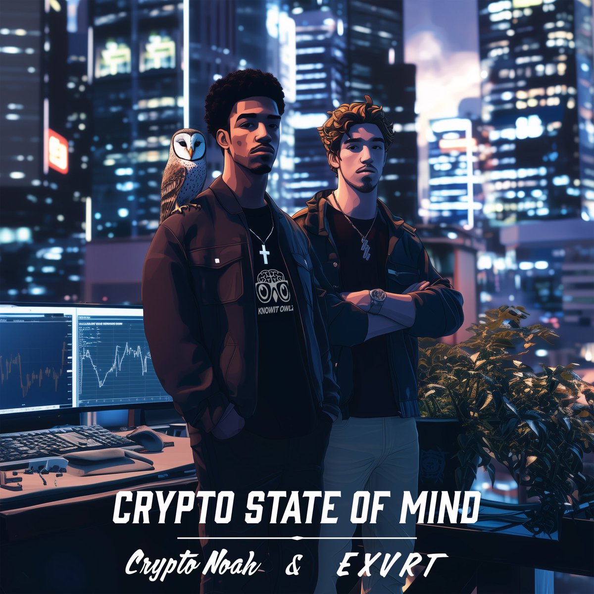 My first album “Crypto State of Mind” is live on all major platforms!!!

Made this within a span of 10 days while locked inside an apartment for 30 days on <a href="/unlonely_app/">Unlonely</a> ‘s show. Just something to ride to during the 2025 bull market. 💿😎🚀 

open.spotify.com/album/32W9mDOk…