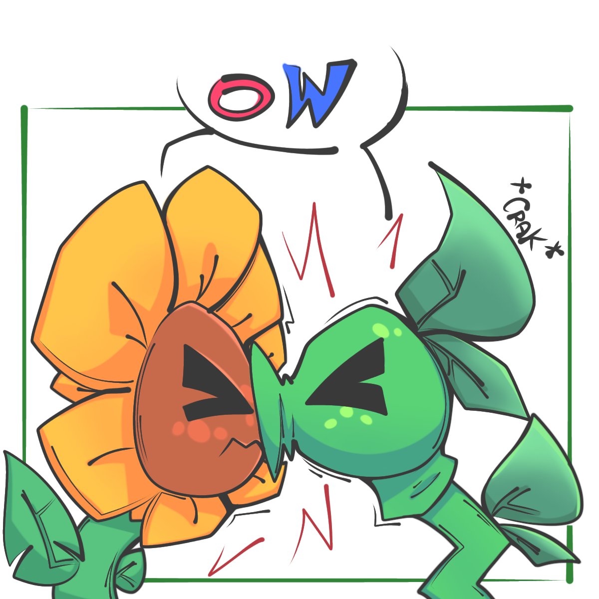 Zombie25alv's tweet image. Lanzaguisantes y Girasol 🗿
#pvzfanart