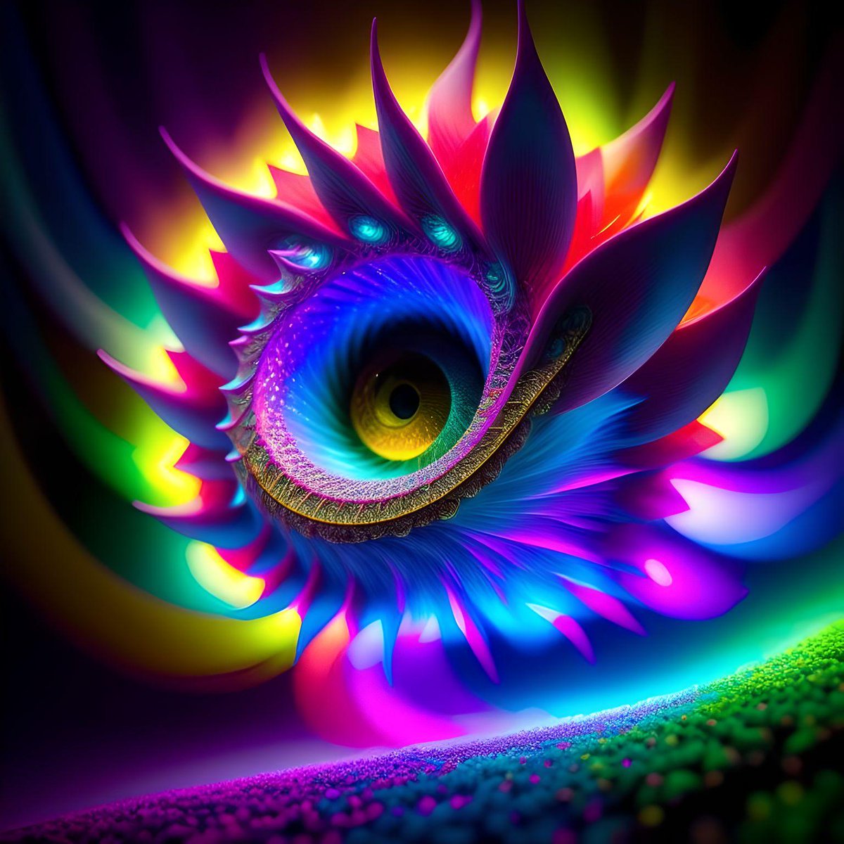 PremiumAIArt's tweet photo. #portal 
#colorful
#weirdart https://t.co/X62siA09c4