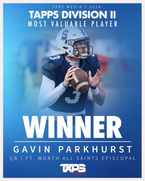 Congratulations <a href="/GavinParkhurst_/">Gavin Parkhurst 2025</a>!