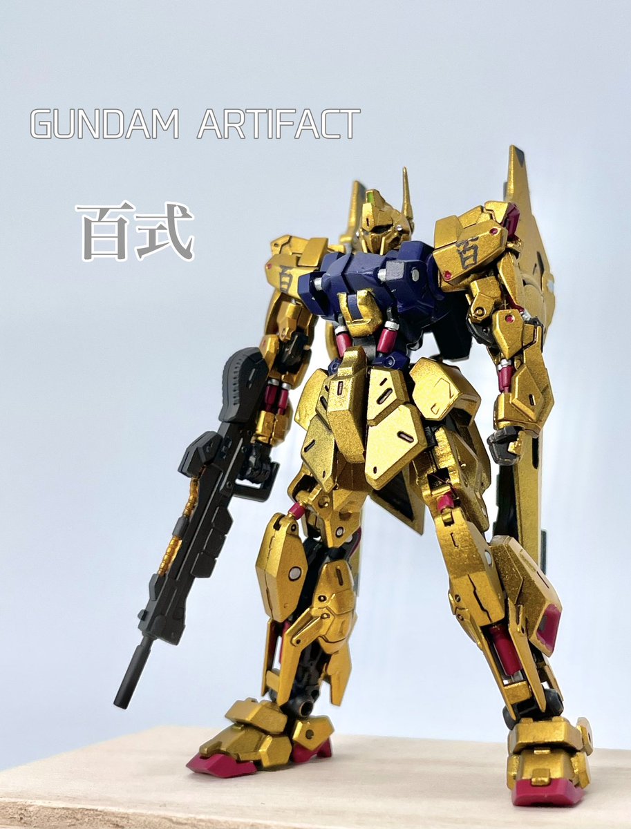 ガンダムアーティファクト　百式　全塗装　台座　完成品　ガンプラ ガンダムアーティファクト 百式 全塗装完成品 ガンプラ - メルカリ