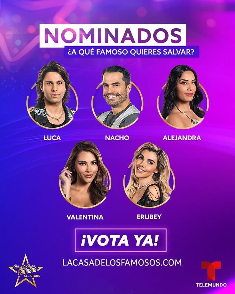 LCDLFTLMD's tweet photo. 🚨¡SUBIÓ la temperatura con las NOMINACIONES de esta noche! 🔥 ¡Vota por quién quieres que se quede en #LCDLFAllStars! 🗳️

#LCDLF5 🏡💣🔥⭐️ https://t.co/F2hWbbJzoM