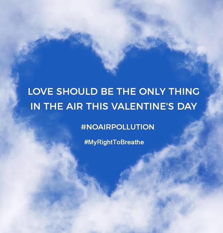 Clean Air is like love, though invisible, it’s essential; 
Breathe it, cherish it, protect it💙
 #CleanAir #AirQuality #ValentinesDay