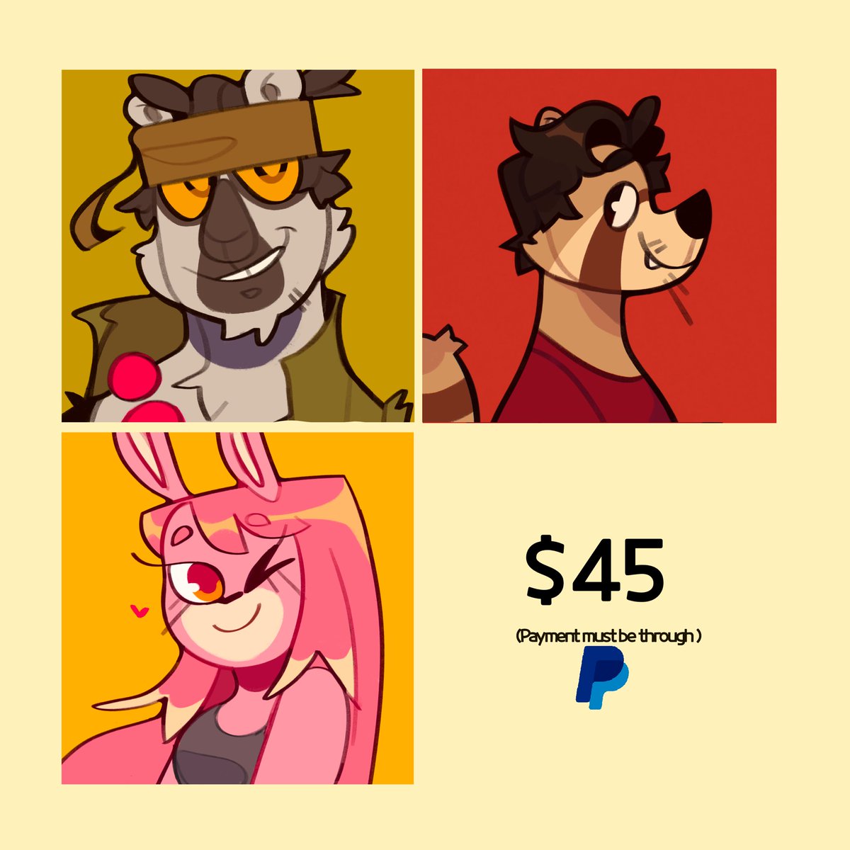 Scraffyraccoon's tweet image. Doing some emergency commissions for the month!
Dm if interested.😼👍
Always appreciate Rts❤️❤️