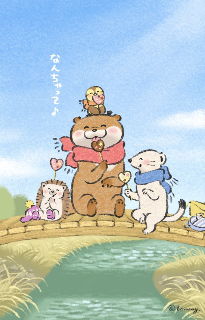 Happy Valentine’s Day🍫❤️
ハッピーバレンタイン
#カワウソ #はりねずみ