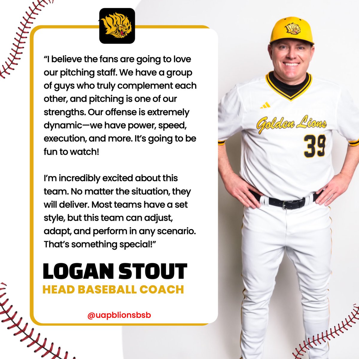 𝐆𝐨𝐥𝐝𝐞𝐧 𝐋𝐢𝐨𝐧𝐬 𝐁𝐚𝐬𝐞𝐛𝐚𝐥𝐥 ⚾️ tweet media