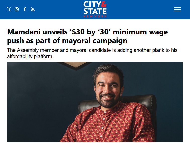 In the world’s richest city, making the minimum wage shouldn’t mean living in poverty.

As Mayor, I'll work with City Council to raise the wage floor to $30/hour by 2030. 

When working people have more money in their pocket, the whole economy thrives.