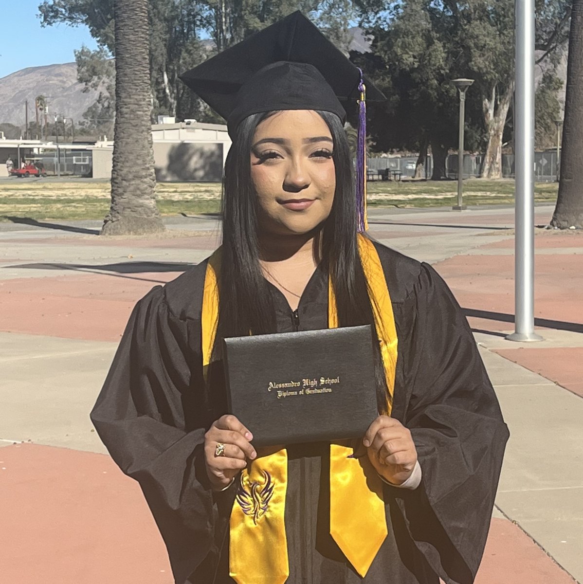 Amazing achievement Tiffany Rivas! You’ve officially graduated from Alessandro High School!