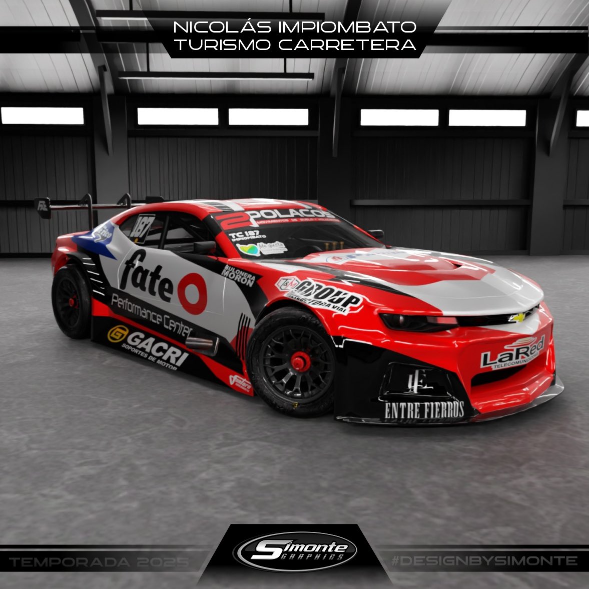 Mi camaro para correr este año en el TC 🤩