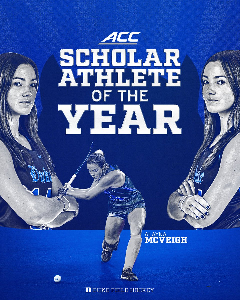 Duke Field Hockey (@dukefh) on Twitter photo Getting it done on and off the field! ๐๐๐
Congratulations to Alaina McVeigh on earning <a href="/ACCFieldHockey/">ACC Field Hockey</a> Scholar Athlete of the Year honors!
๐ฐgoduke.us/41g0XKz
#DukeTrue Getting it done on and off the field! ๐๐๐
Congratulations to Alaina McVeigh on earning <a href="/ACCFieldHockey/">ACC Field Hockey</a> Scholar Athlete of the Year honors!
๐ฐgoduke.us/41g0XKz
#DukeTrue