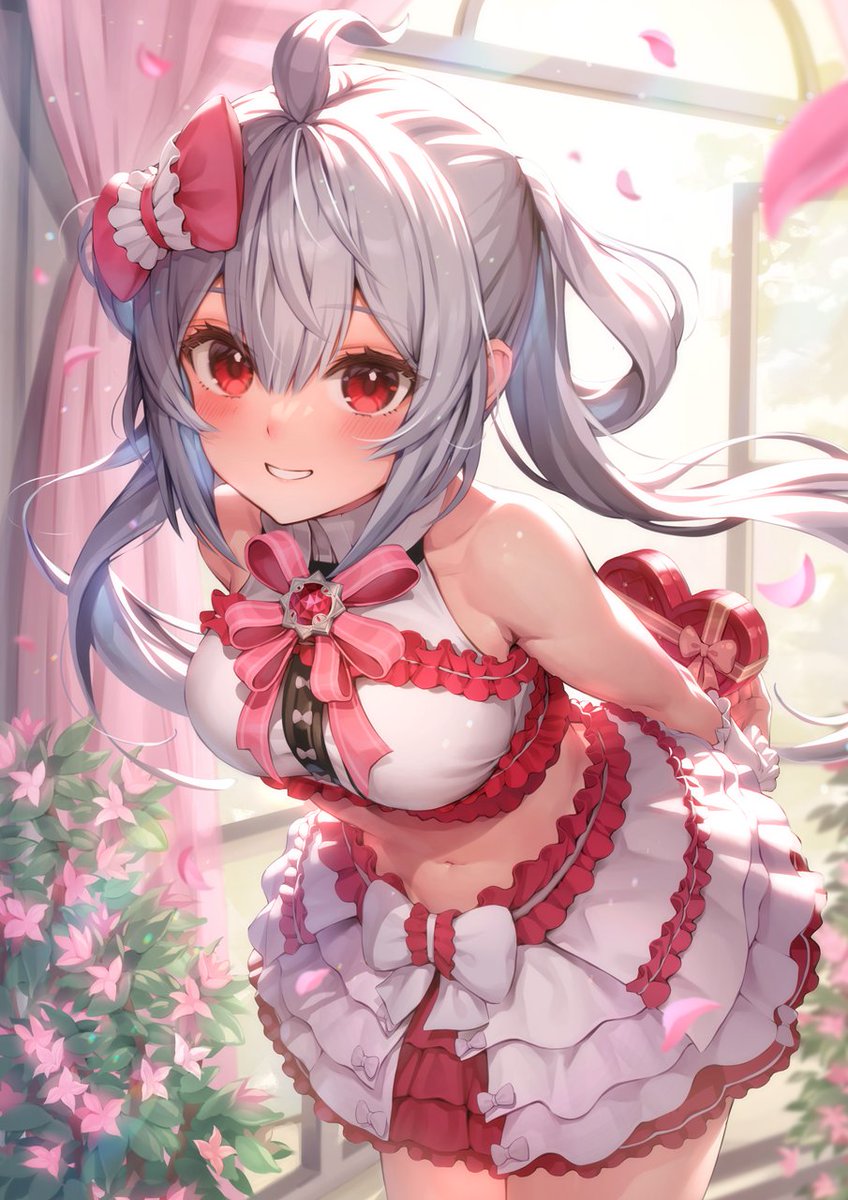 oage_egao's tweet image. マトイちゃん描いてみました！
#バレンタイン #PSO2