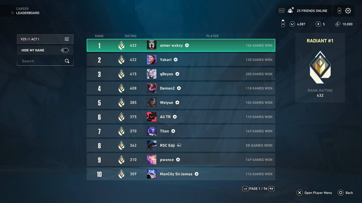 Top #1 radiant respect my name 🥷🥷
<a href="/VALORANTfr/">VALORANT France</a> <a href="/VALORANT/">VALORANT</a>